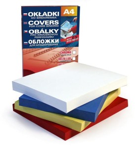 Okładka SKÓROPODOBNA DELTA CZERWONA (100szt.)   