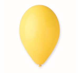 Balony pastelowe Żółte, G90, 25 cm, 100 szt.