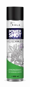 ODŚWIEŻACZ POWIETRZA POWER SHOT LEMON GRASS 600ML 1/6