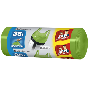 WORKI NA ŚMIECI 35L A'20 ZIELONE ZAPACH T-SHIRT 1/28