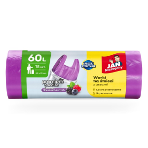 WORKI NA ŚMIECI 60L A'15 ZAPACH OWOCÓW LEŚNYCH T-SHIRT  1/28