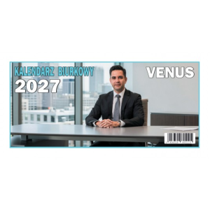 KALENDARZ BIUROWY B5 VENUS POZIOMY STOJĄCY  2027 