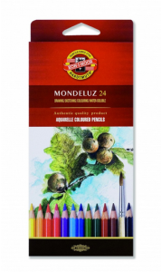 Kredki 24 kolory akwarelowe MONDELUZ 3718 Koh-I-Noor