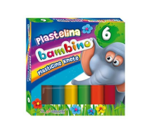 Plastelina 6 kolorów Bambino St.Majewski