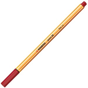 Cienkopis Stabilo Point ciemnoczerwony 88/50
