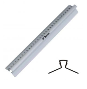 Linijka 50cm aluminiowa z uchwytem 30319 Leniar