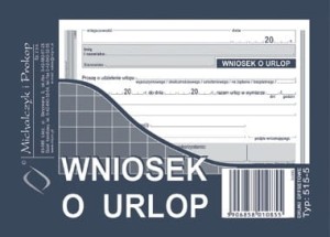 Wniosek o urlop A-6  515-5