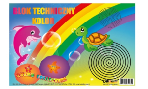 Blok techniczny A-4 KOLOR OK Office