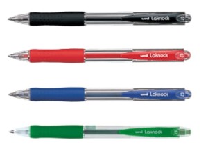 Długopis automatyczny Uni SN-100 zielony