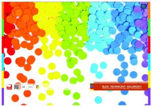 Blok techniczny A-3 kolorowy Interdruk