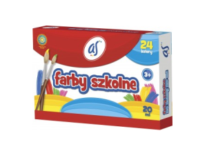 Farby plakatowe 24 kolory 20 ml AS