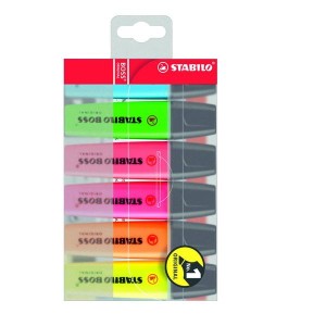 Zakreślacz Stabilo Boss zestaw 6 kolorów 70/6