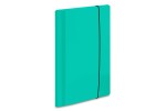 Teczka z gumką A-4 Large turkusowa VauPe
