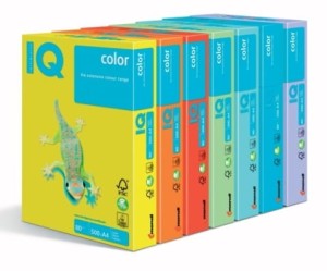 Papier IQ A-4 80g/m2 jasnozielony MG28 (500 ark.) Mondi