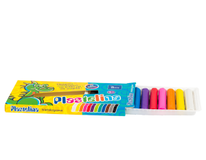 Plastelina 12 kolorów 15g. Tetis