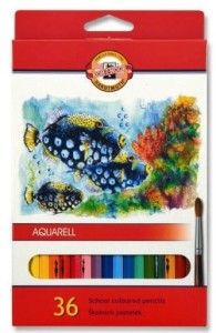 Kredki 36 kolorów akwarelowe 3719 Koh-I-Noor