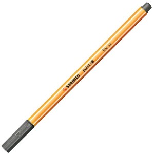 Cienkopis Stabilo Point szary 88/96