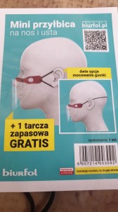 PRZYŁBICA MINI NA NOS I USTA 5-PO-02-02