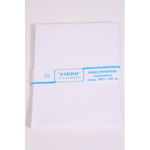 OBRUS PAPIEROWY BIAŁY 100*130CM LAM