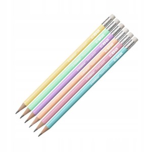 Ołówek z gumką trójkątny Stabilo SWANO PASTEL HB