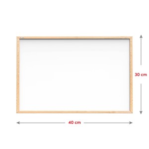 TABLICA MAGNETYCZNA  SUCHOŚCIERALNA 30*40 RAMA DREWNIANA MTC0400030.00.01.010 