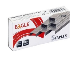 Zszywki Eagle 23/6 zszywają do 25 kartek