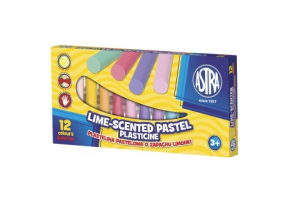 Plastelna 12 kolorów zapach limonki ASTRA 