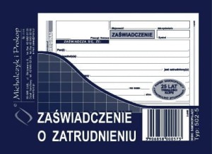 Zaświadczenie o zatrudnieniu  502-5