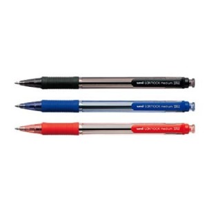 Długopis automatyczny Uni SN-101 czerwony