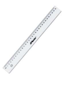 Linijka 30cm przezroczysta 20101 Leniar