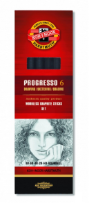Ołówek PROGRESSO kpl (6szt.) 8915 Koh-I-Noor 