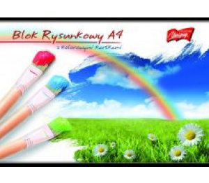 Blok rysunkowy A-4 kolor UNIPAP