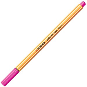 Cienkopis Stabilo Point neonowy różowy 88/056