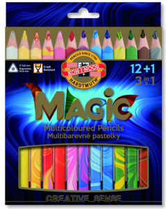 Kredki 12+1 magic trio 3408/13 Koh-I-Noor