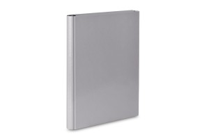 Teczka skrzydłowa z rzepem popielata VauPe