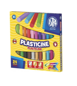 Plastelina 24 kolory ASTRA