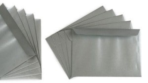 Koperta Ozdobna C6 PEARL SREBRNY  150g (10szt)