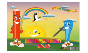 Blok rysunkowy A-4 KOLOR  OK Office
