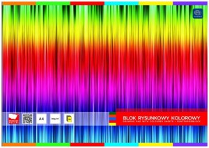 Blok rysunkowy A-4 kolor Interdruk